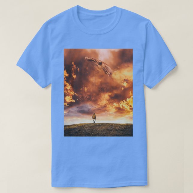 Sunset Whale 4 T-Shirt (Design Front)
