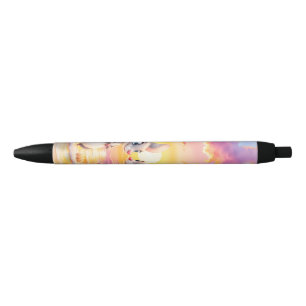 Sunset Whispers – A Tiny Love Story. Black Ink Pen