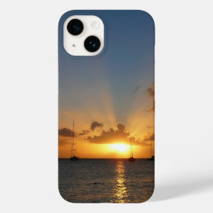 Sunset with Sailboats Tropical Landscape Photo Case-Mate iPhone 14 Case
