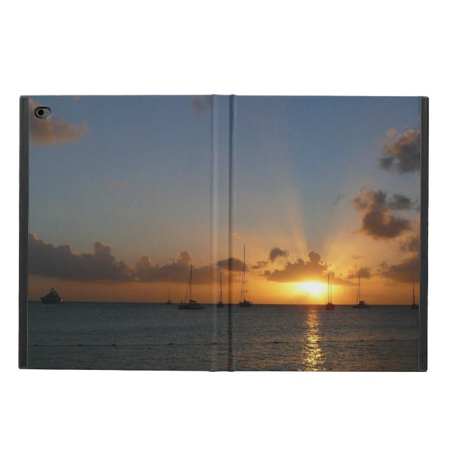 Sunset with Sailboats Tropical Landscape Photo Powis iPad Air 2 Case (Outside)