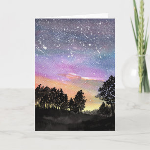 Sunset Woods Card