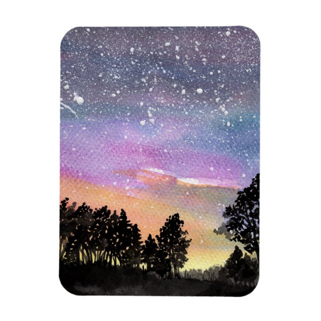Sunset Woods Magnet (Vertical)