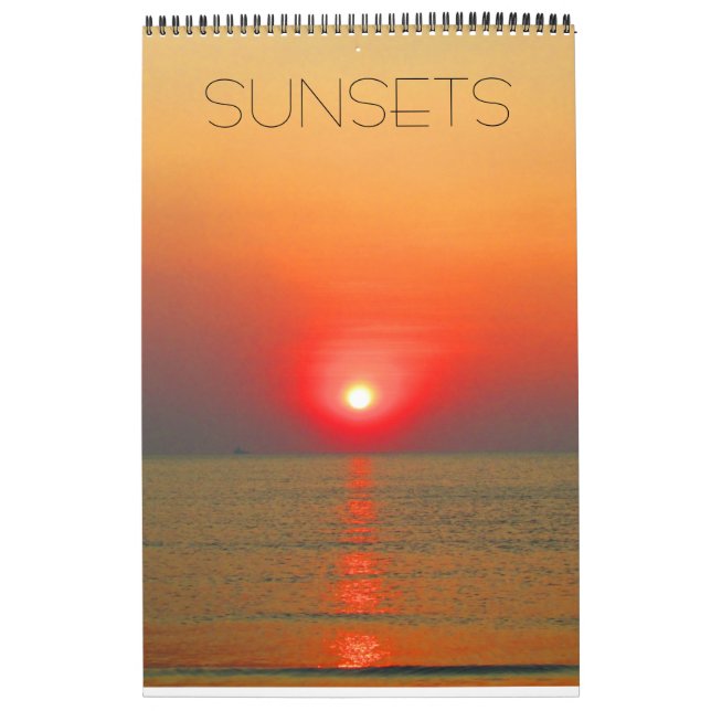 sunset world calendar (Cover)