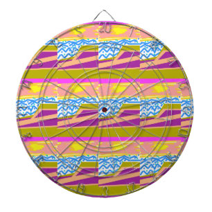 Sunset Yacht Waves Dartboard