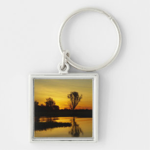 Sunset, Yellow Water Billabong 3 Key Ring