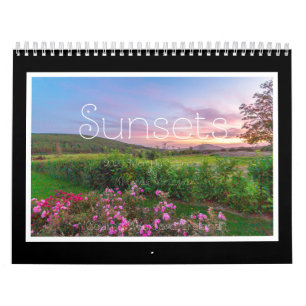 Sunsets 2020 Monthly Calendar By Tom Minutolo