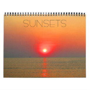 sunsets 2025 calendar