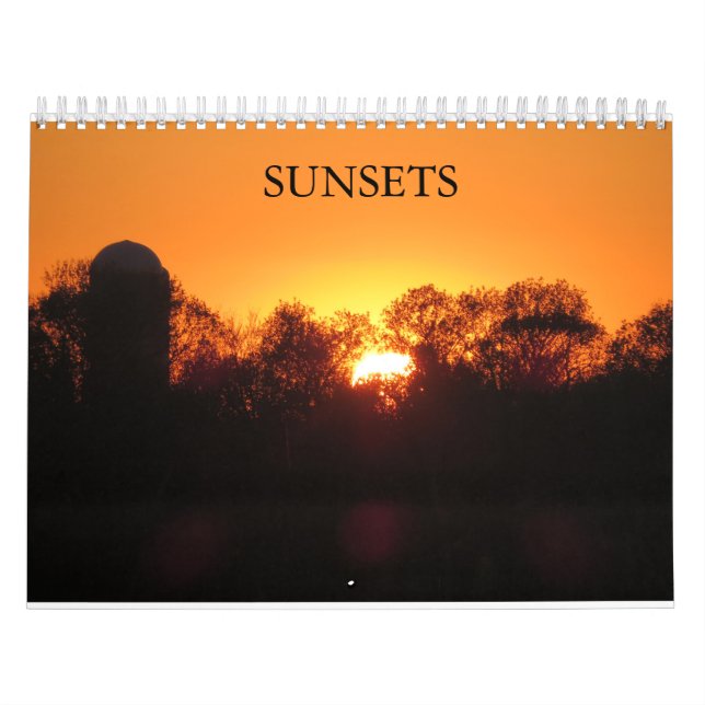 Sunsets Calendar (Cover)