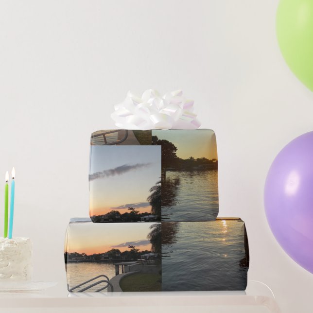 Sunsets in Florida  Wrapping Paper (Party Gifts)