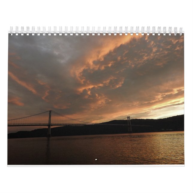 Sunsets in the Hudson Valley Calendar (Cover)