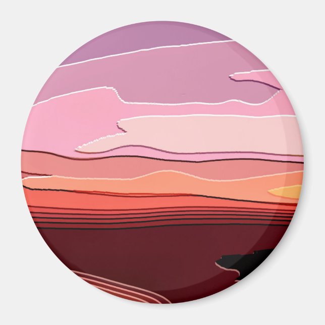 SUNSETS MAGNET (Front)