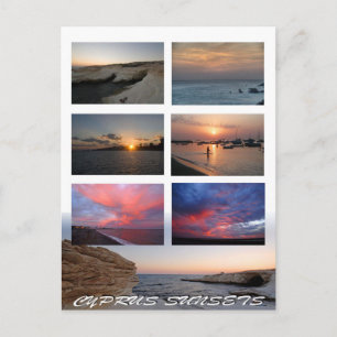 Sunsets of Cyprus postcard