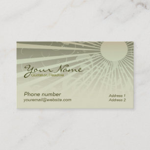 Sunshina Business Card