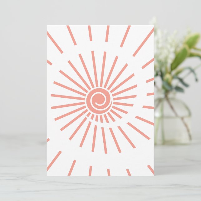 Sunshine 10 thank you card (Standing Front)