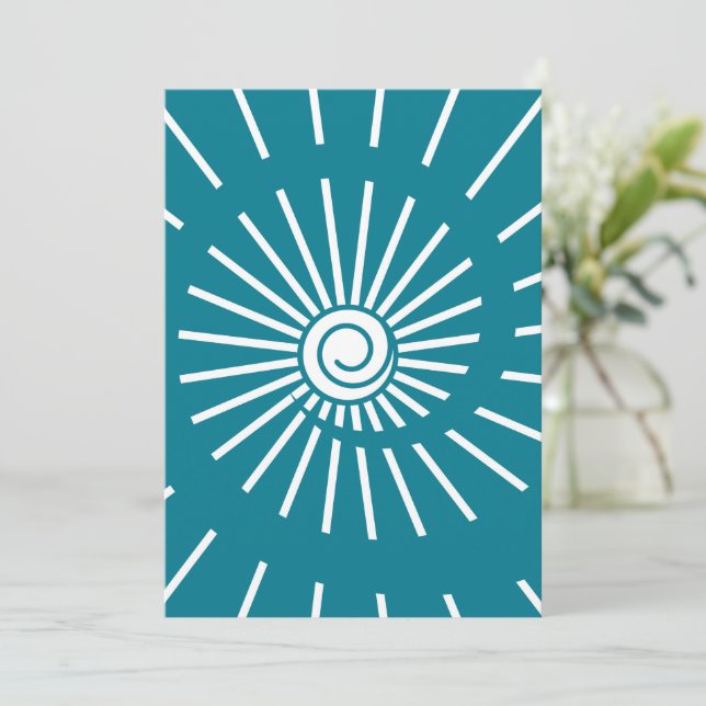 Sunshine 11 thank you card (Standing Front)