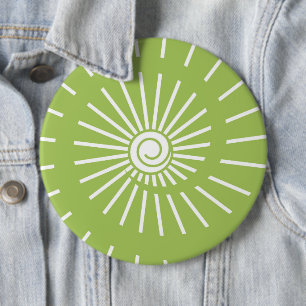 Sunshine 13 6 cm round badge