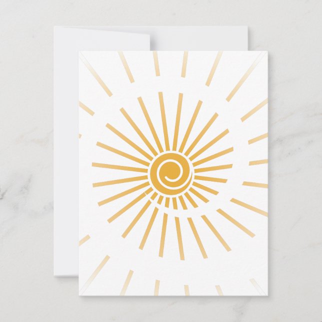 Sunshine 1 card (Front)