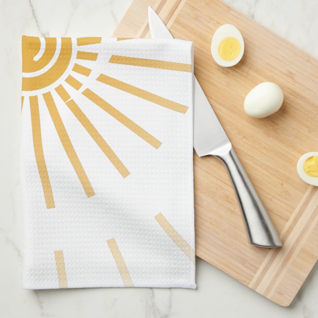 Sunshine 1 tea towel (Quarter Fold)
