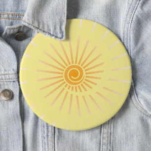 Sunshine 3 6 cm round badge