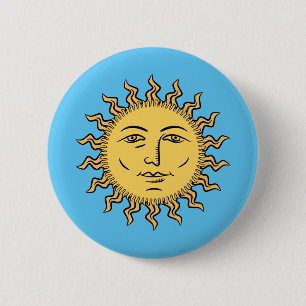 Sunshine 6 Cm Round Badge