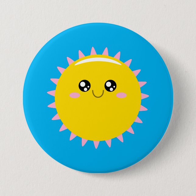 Sunshine 7.5 Cm Round Badge (Front)