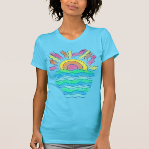 Sunshine Abstract Art to Wear T-Shirt