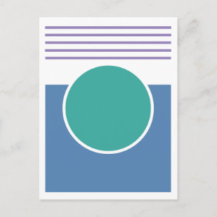 Sunshine Abstract Design Postcard