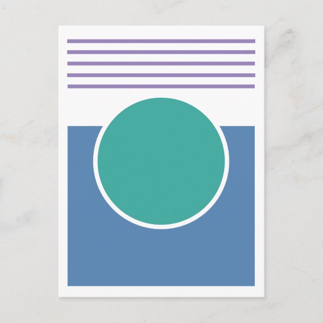 Sunshine Abstract Design Postcard (Front)