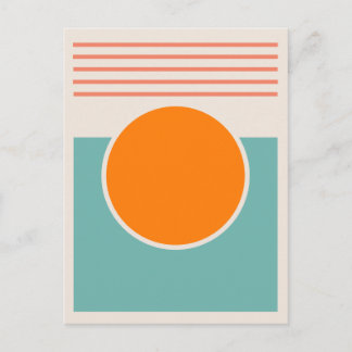 Sunshine Abstract Design Postcard