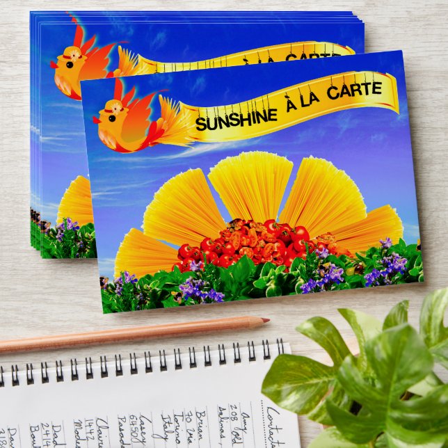 SUNSHINE ALA CARTE! ENVELOPE (Stacked)