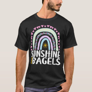 Sunshine and Bagels Cute Rainbow Gift for Womens K T-Shirt