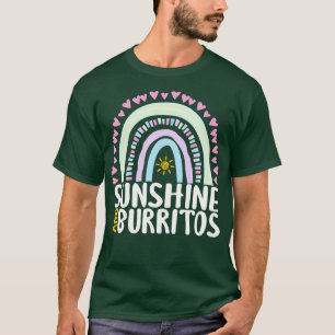 Sunshine and Burritos Cute Rainbow Gift for Womens T-Shirt