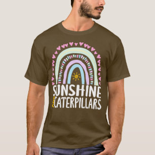 Sunshine and Caterpillars Cute Rainbow Gift for Wo T-Shirt