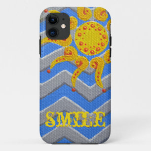 Sunshine and Chevron Smile iPhone 11 Case