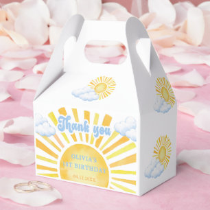 Sunshine and Clouds Birthday Party Favour Box