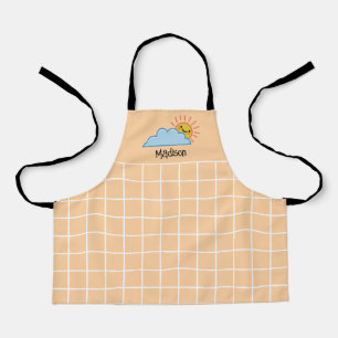 Sunshine And Clouds Personalized Apron