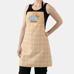 Sunshine And Clouds Personalized Apron