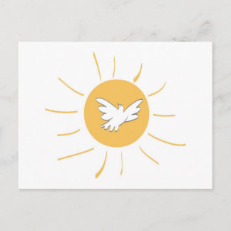 Sunshine and Dove Postcard