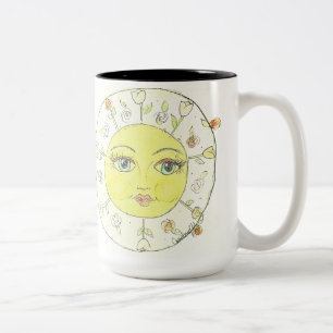 Sunshine and flowers - CBS Sunday Morning  Two-Tone Coffee Mug