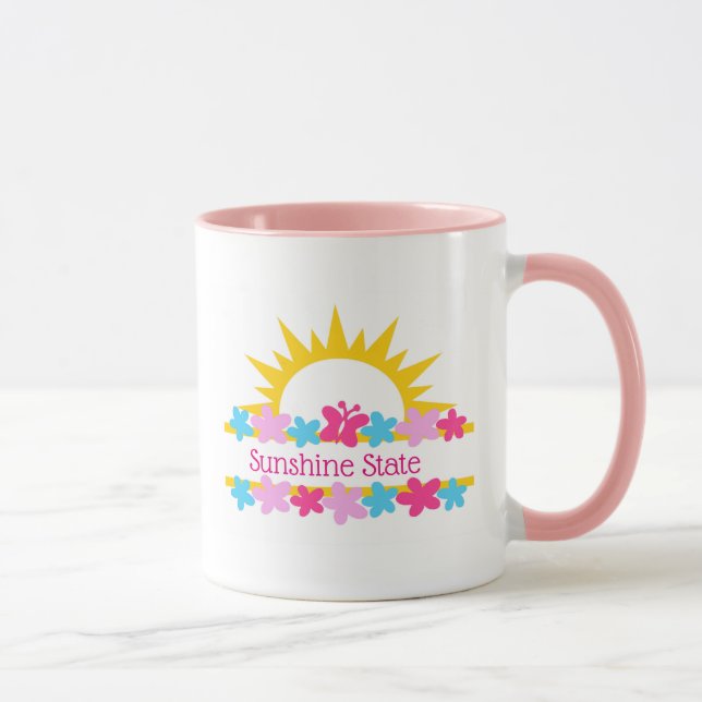 Sunshine And Flowers Mug (Right)