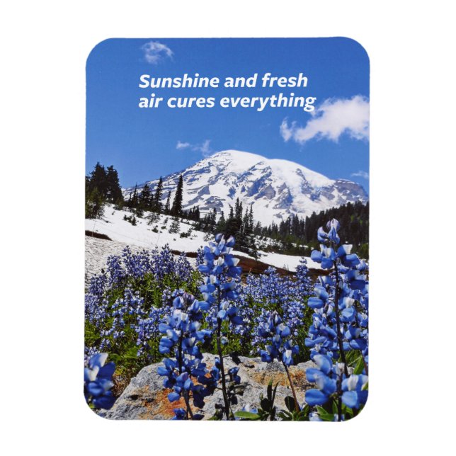 Sunshine and Fresh Air Magnet (Vertical)