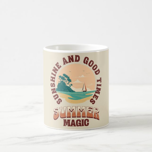 Sunshine and good times - summer magic coffee mug (Center)
