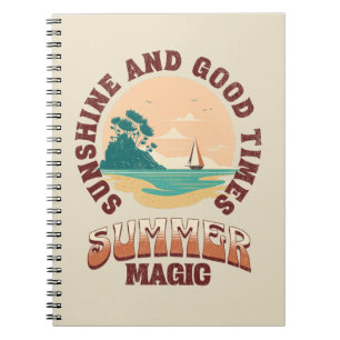 Sunshine and good times - summer magic notebook