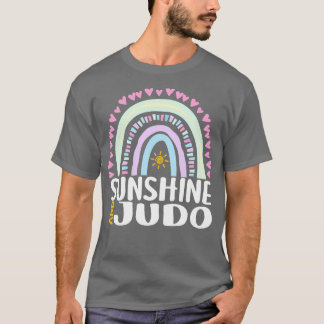 Sunshine and Judo Cute Rainbow Gift for Womens Kid T-Shirt