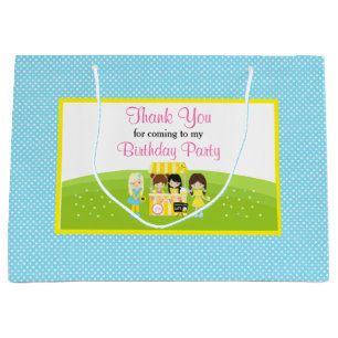 Sunshine and Lemonade Birthday Party  Large Gift Bag