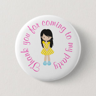 Sunshine and Lemonade 'Thank you for coming'  6 Cm Round Badge