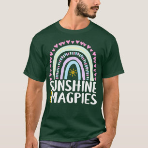 Sunshine and Magpies Cute Rainbow Gift for Womens T-Shirt