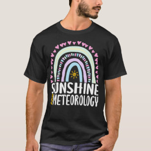 Sunshine and Meteorology Cute Rainbow Gift for Wom T-Shirt