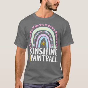 Sunshine and Paintball Cute Rainbow Gift for Women T-Shirt