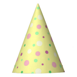 Sunshine and Pink Dots Party Hat